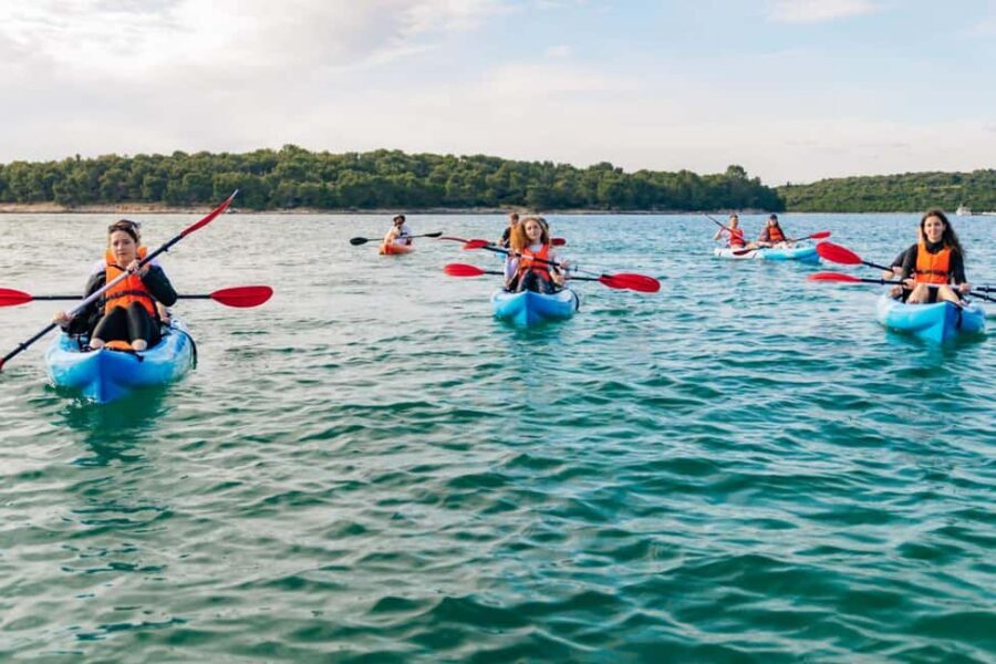 Pula: Three Island Kayak Tour with Cave Photo & Snorkeling - The final paddling back: don’t rush it