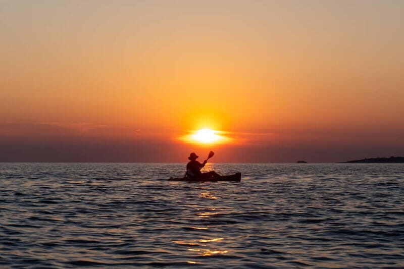 Pula:Sunset Tour By Clear Kayak,Cave,Swim & Cliff Jumping - Blue Cave from the waterline: what you get when access is limited