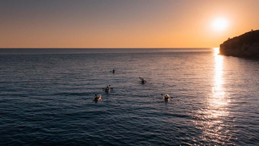 Pula:Sunset Tour By Clear Kayak,Cave,Swim & Cliff Jumping - Meet at Stoja Beach under Modo Hotel: gear, briefing, and what to bring