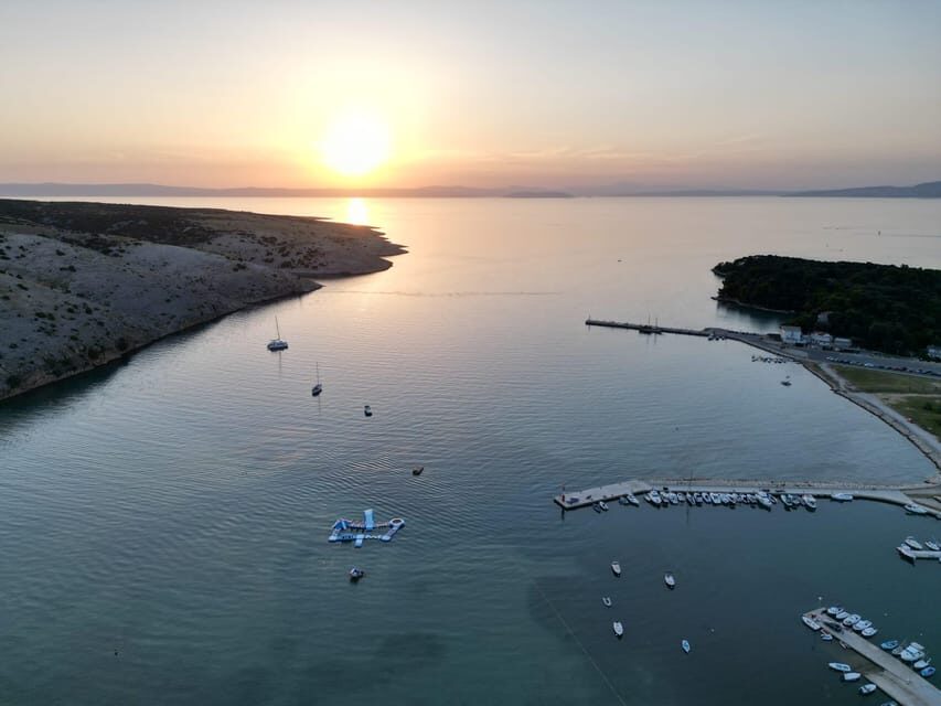 Rab: Night adventures illuminated transparent kayaks - The guided 1-hour paddle: following the glow off the coast