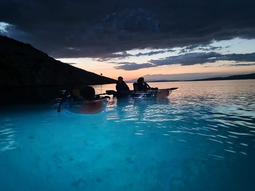 Rab: Night adventures illuminated transparent kayaks - What’s included in the $53 price, and what you pay for yourself