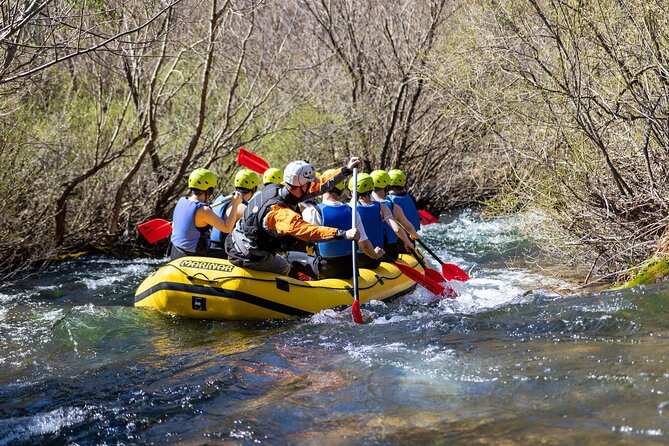 Rafting Cetina River from Split or Cetina river - Price and logistics: value for a half-day action plan