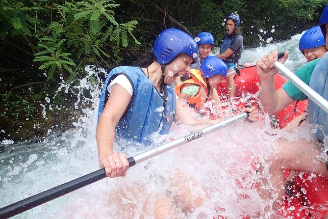Rafting on the River Cetina from Omis Croatia - The waterfall segment and the short hike: where you can trade fear for laughs