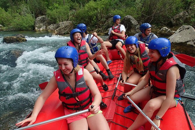 Rafting on the River Cetina from Omis Croatia - 10 km on the Cetina: calm water, then the real fun