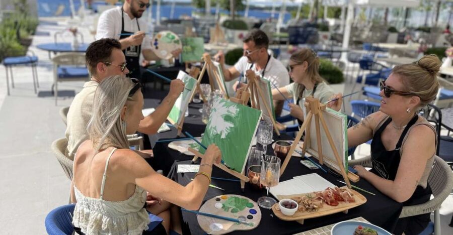 Rovinj: Artafera painting workshops - Paint, wine & more - Who this workshop suits best (and who should skip)