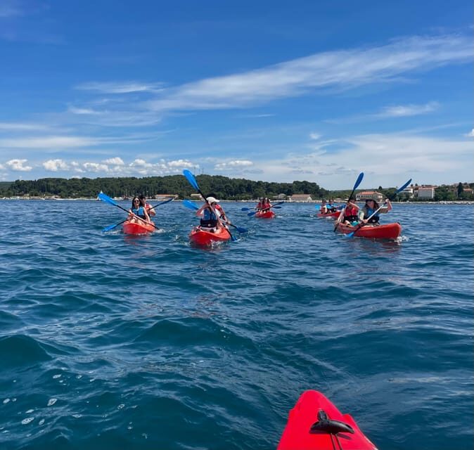 Rovinj: BUBA SUNSET KAYAK, snorkeling&driknks incuded - Golden Cape beach: where the drink break actually hits