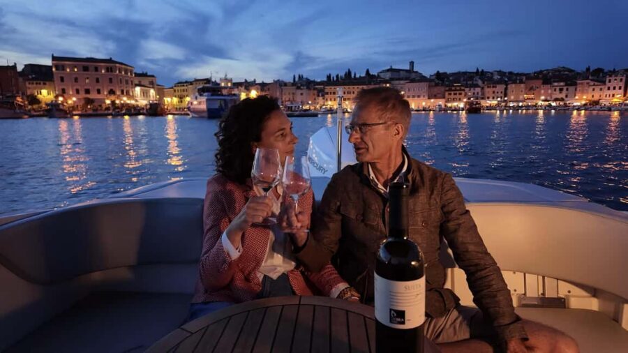 Rovinj: Private Luxury Old Town Night Boat Tour with Wine - Katarina Island and wildlife: the nature break that makes it feel real