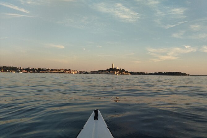 Rovinj Sunset kayaking tour - Paddling toward old town: history while you glide