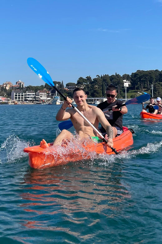 Rovinj:BUBA KAYAK TOURS:snorkeling,jumping,FREEdrinks&photos - Getting to Rovinj’s Waterfront from the Sea