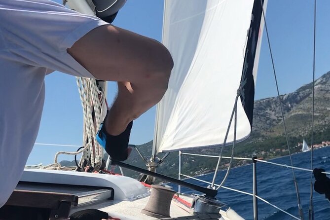Sailing Korcula: Learn to Sail and Relax on the Water - The swim stop: crystal-clear water plus masks you can use immediately