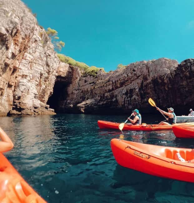 Sea Kayaking - Where the tour starts at Sulic Beach near the Old Town