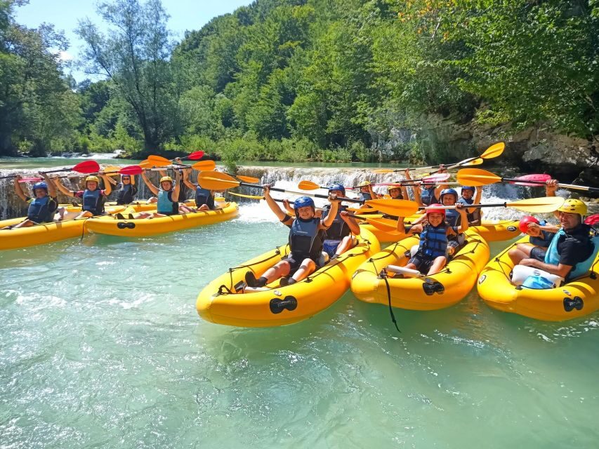 Slunj: Upper Mreznica River Kayaking Adventure - The calmer middle: where you actually get time to enjoy Mrežnica