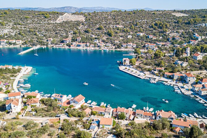 Speedboat Blue Lagoon & 3 Islands tour from Trogir - Stop 4: Blue Lagoon and Krknjasi Bay—your final swim and snorkel slot