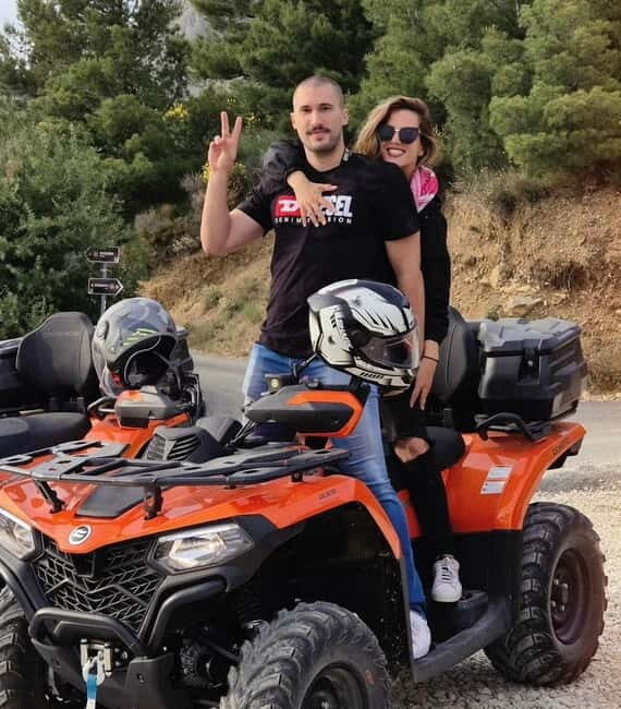 SPLIT: ATV Panorama Tour Podstrana & Horses - Sunset Timing, the 5:30 PM Horse Add-On, and Tavern Snacks With a View