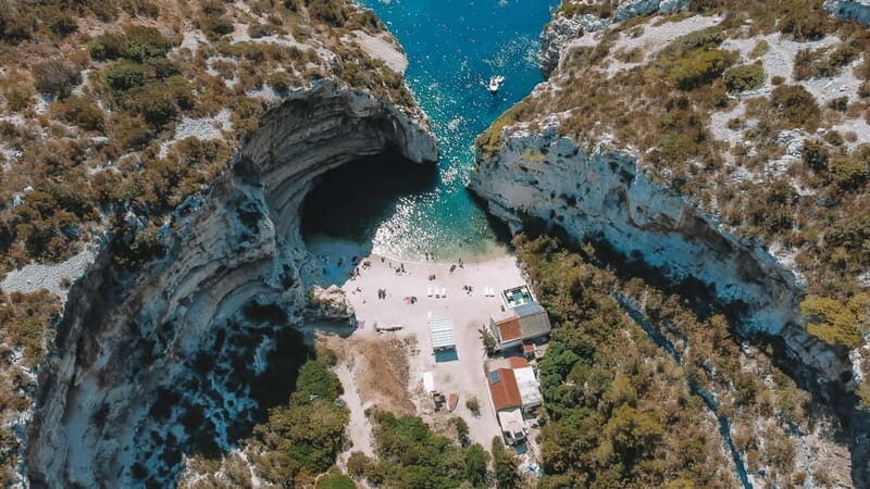 Split: Boat Tour to Blue Cave, Vis, Blue Lagoon, Hvar, Brač - Vis and Stiniva Bay: the best European beach moment, plus sea views