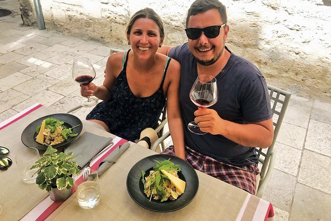 Split History and Gastro Small-Group Tour with Food and Drinks - Green Market stop: why prosciutto, cheese, and bread hit harder here