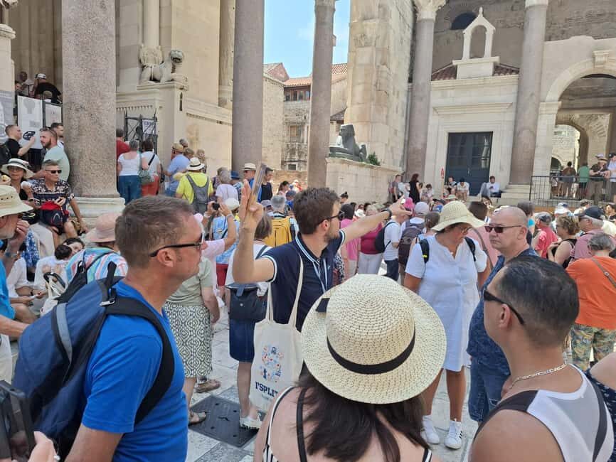 Split: History Walking Tour of the Old Town - Peristyle and the palace center: Roman grandeur you can actually follow