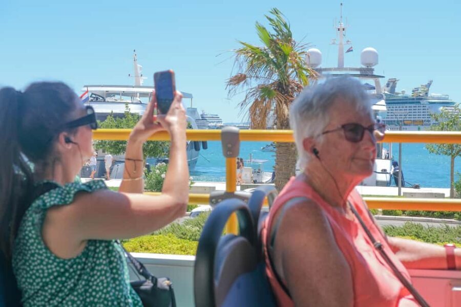 Split: Hop-On Hop-Off Sightseeing Red Line City Tour - Diocletian’s Palace Area to the Coastline Views