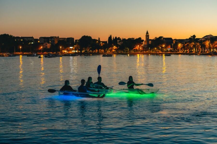 Split: Illuminated Evening Guided Kayaking Tour - The glowing kayak setup: your underwater “wow” moment
