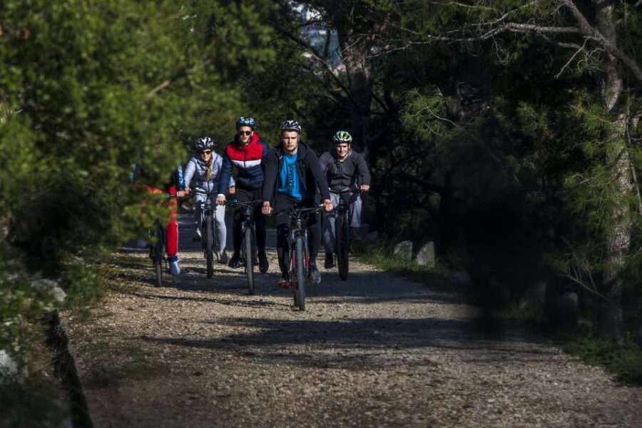 Split: Old Town Guided Bike Tour with Poljud Stadium - First pedal through Split’s Old Town streets