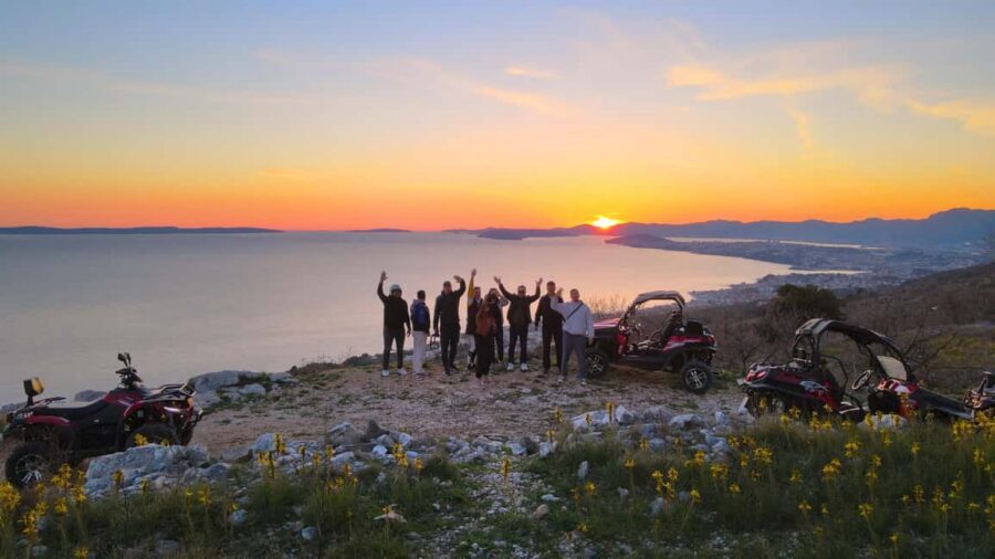 SPLIT: Podstrana Panoramic Quad Tour - The first quad segment: settle in, then start chasing views