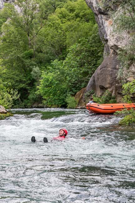 Split: Premium Rafting,Cave exploring,Cliff jumping & Picnic - Cave exploring and cliff jumping: choose your own intensity