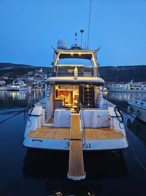 Split: Private Yacht Day Trip to Adriatic Islands - Krknjaši Blue Lagoon: shallow, bright water and easy snorkeling time
