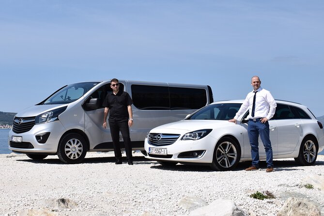 Split to Split Airport Private transfer 1-8 pax (Door to Door transfer) - Car and driver quality: what “safe and clean” really means