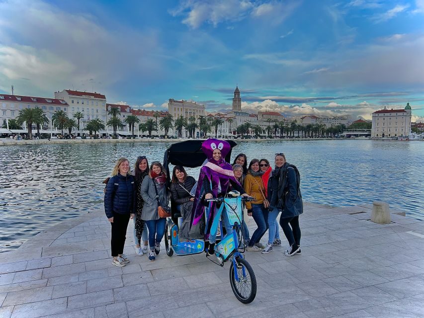Split Tour in Private Electric Rickshaw - Moving toward the sea: Matejuška, Sustipan, and Obojena beach