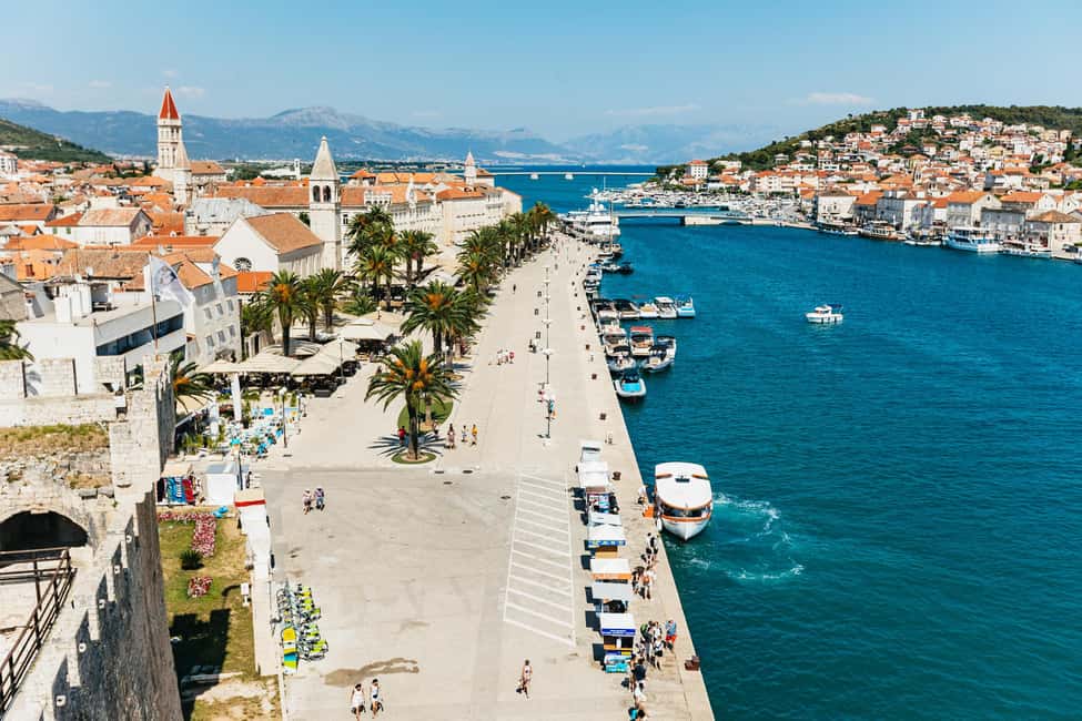 Split/Trogir: Blue Lagoon and 3 Islands Speedboat Tour - Blue Lagoon snorkeling and sun-deck time: turquoise looks good on camera, too