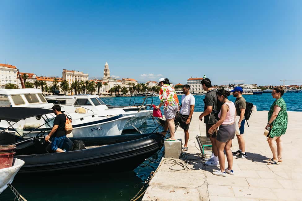 Split/Trogir: Blue Lagoon and 3 Islands Speedboat Tour - Speedboat comfort: wind jackets, music, and what to pack