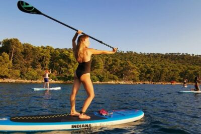 Stand Up Paddle Tour in Split - Marjan Park by SUP: Views Toward Bene and Kasjuni