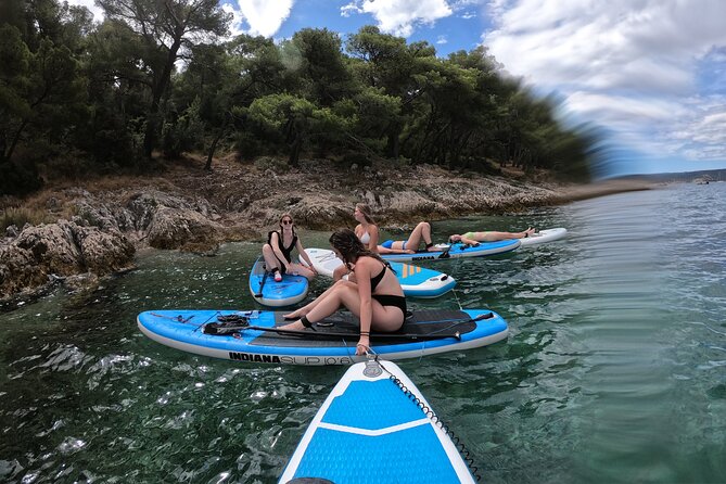 Stand Up Paddle Tour in Split - Guide Energy and Photo Moments: Marin, Vice, and Jelena Style