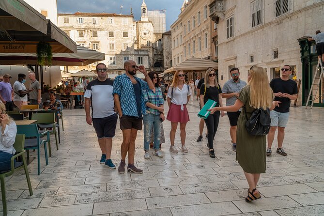 Storytelling World War II in Split Tour - The Peristyle: seeing which parts of the palace were hit