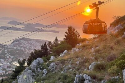 Sunset and Wine / Dubrovnik Sunset Tour and Premium Wine Tasting - Srđ mountain at sunset: why the view is the whole point