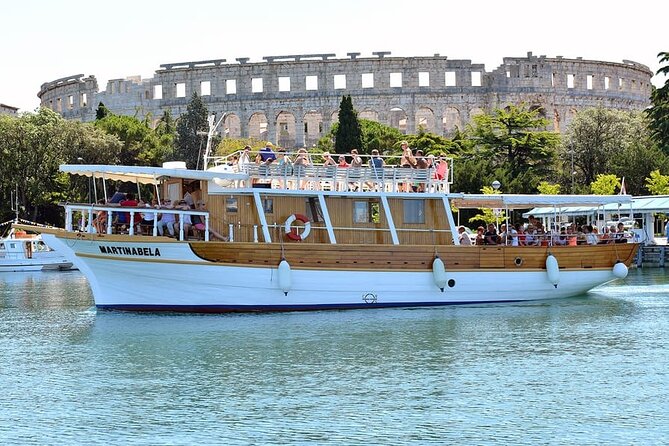 Sunset Dolphin Cruise in Brijuni National Park from Pula - Pula Arena and Uljanik shipyard: the outward route you shouldn’t skip