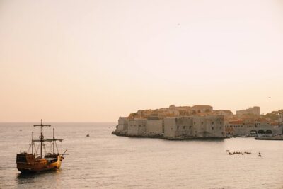 Sunset Panorama Cruise with a Guide on a Wooden Galleon - Miho Pracat, pirate-galleon vibes, and the onboard “show”