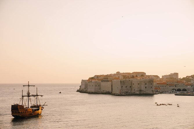 Sunset Panorama Cruise with a Guide on a Wooden Galleon - Miho Pracat, pirate-galleon vibes, and the onboard “show”