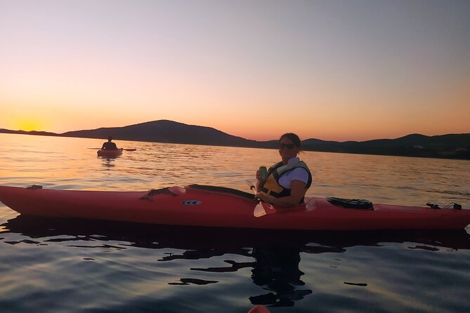 Sunset Sea Private Kayaking in Vodice - Heading Out to Open Sea for Sunset Over Water