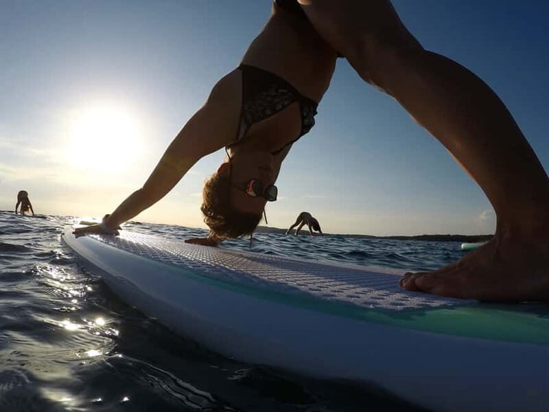 SUP Yoga in Stunning Stoja Bay: Balance, Breath & Connect - Sunrise vs Sunset Sessions in Stoja Bay: Pick Your Mood