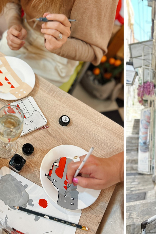 Traditional Brunch and Painting Class in Old Town Dubrovnik - From Old Town Cobblestones to the Studio in Nalješkovićeva 6