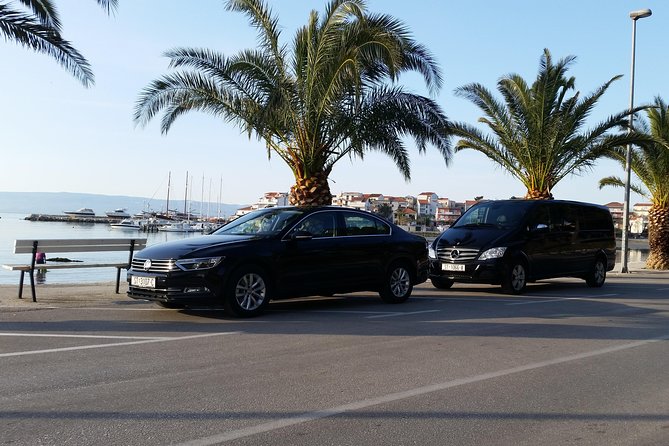 Transfer Split airport to Split - Vehicle comfort and group-size math for this Split airport rate