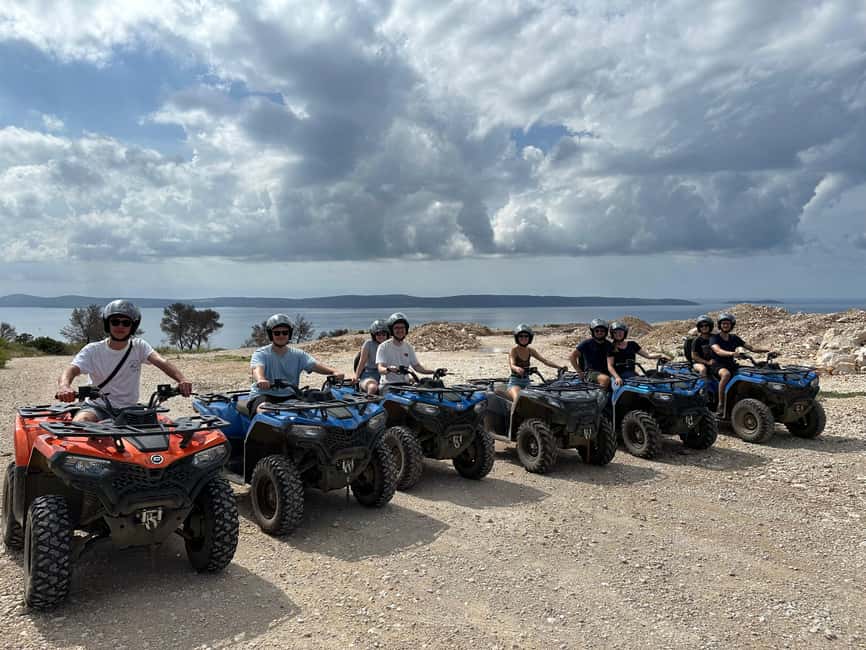 Trogir, Žedno: Čiovo Island 100% Off-Road Quad ATV Tour - FAQ