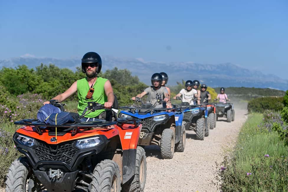 Trogir, Žedno: Čiovo Island 100% Off-Road Quad ATV Tour - Reaching Žedno from Trogir or Split without stress