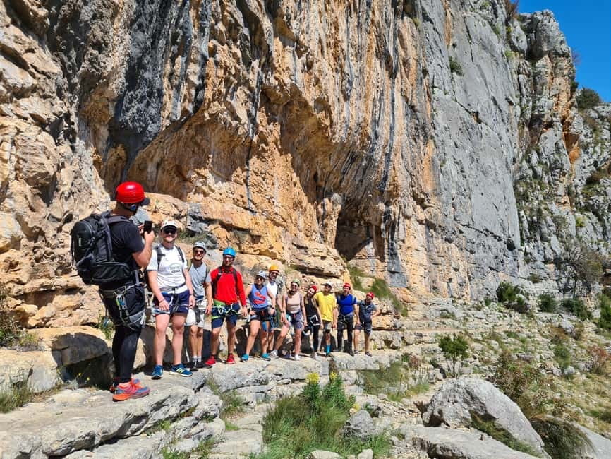 Via ferrata Čikola Canyon - The climb itself: where the fun and the effort show up