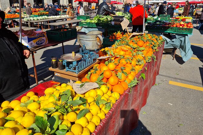 Walking tour of Zagreb - Dolac Market: Your Senses Get a Zagreb Lesson