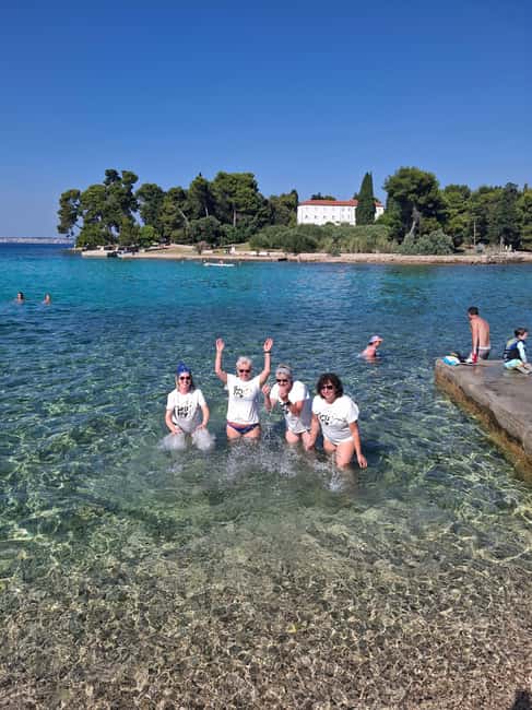 Zadar: 3 Islands Half-Day Boat Tour with Snorkeling & Fruit - Island Ugljan swimming: the calm, beachy payoff