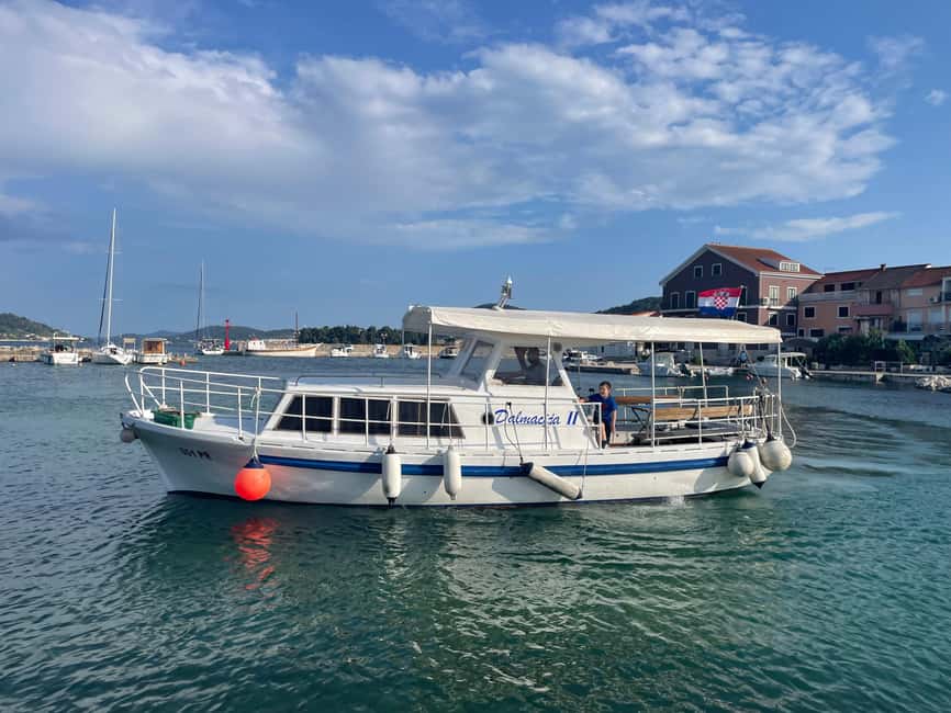 Zadar: Boat Tour to the Ugljan, Preko, and Ošljak Islands - Preko and Jaz Beach: Sandy Water, Shade, and Easy Facilities