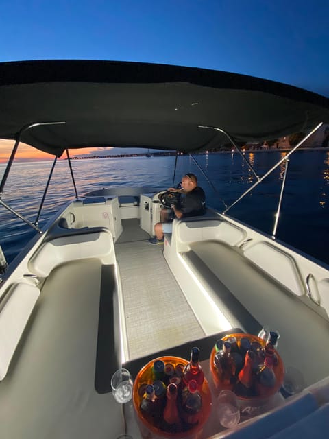 Zadar: Golden Hour Cruise RIB Tour Island Dinner Stop & Swim - Frnaža Bay: The Sunset Swim Stop You’ll Remember