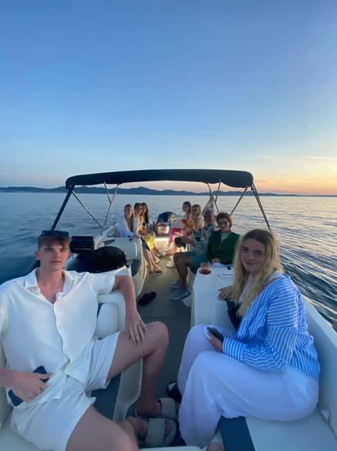 Zadar: Golden Hour Cruise RIB Tour Island Dinner Stop & Swim - Cruising Back to Zadar: Sea Organ and Greeting to the Sun